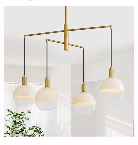 Light globe chandelier - 4-light,