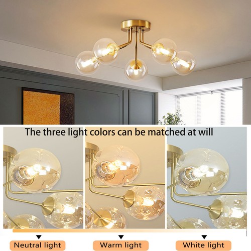 Sputnik light fixture gold - light,