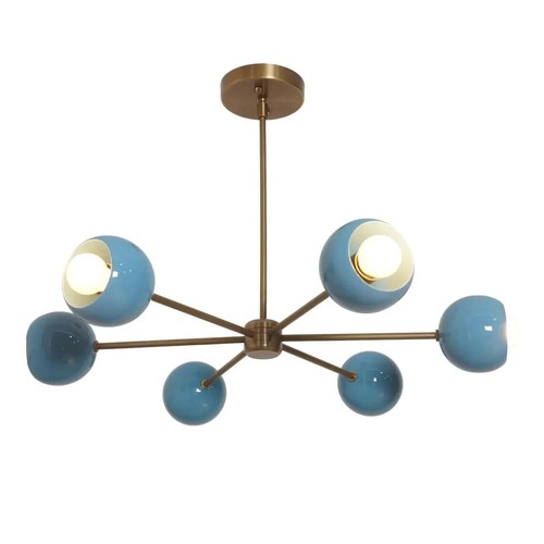 Six light eyeball - eyeball, brass